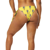 Upside Down Pineapple Yellow String Bikini Bottom