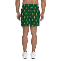 Upside Down Pineapples Green Men Shorts