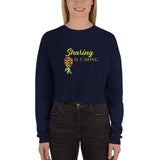 Sharing Is Caring Crop Sweatshirt